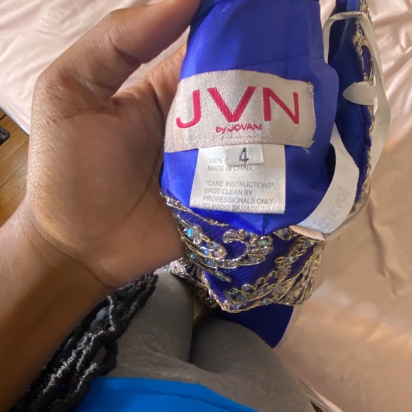 Royal Blue Prom Dress - Picture 4 of 6